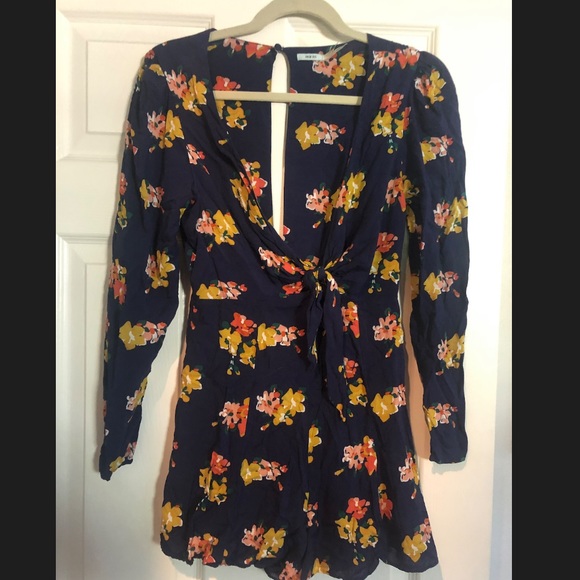 Urban outfitters floral kimchi blue romper🌸 - Picture 2 of 7
